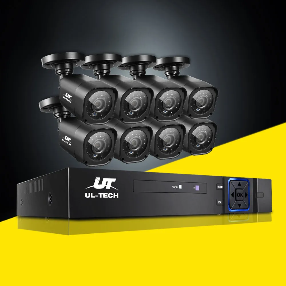 1080p 8CH DVR CCTV System with Night Vision - UL-Tech