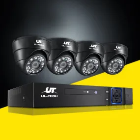 1080p HD Night Vision 4CH CCTV System, 4 Cameras, UL-Tech