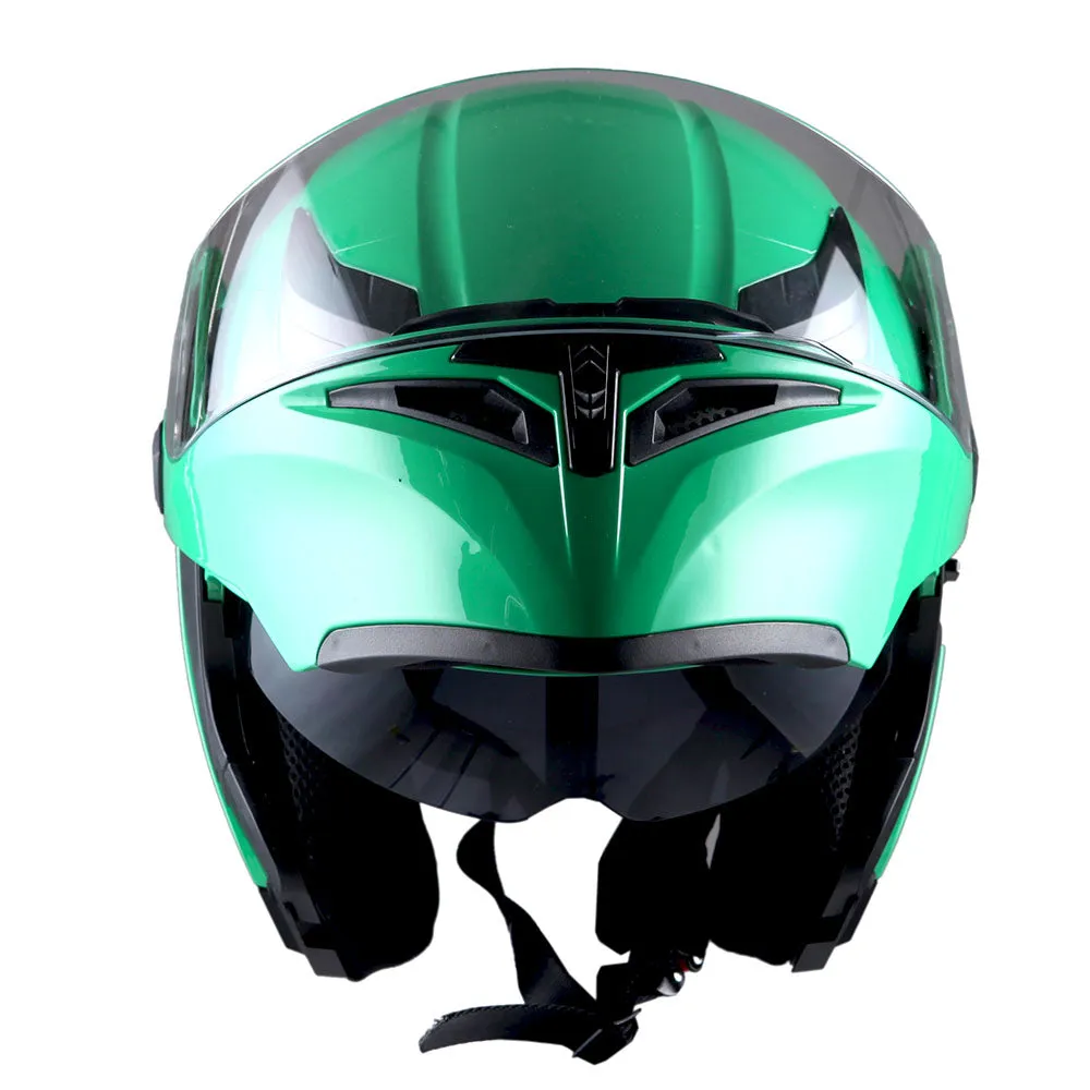 1Storm Motorcycle Modular Full Face Flip up Dual Visor Helmet   Spoiler   Motorcycle Bluetooth Headset: HB89