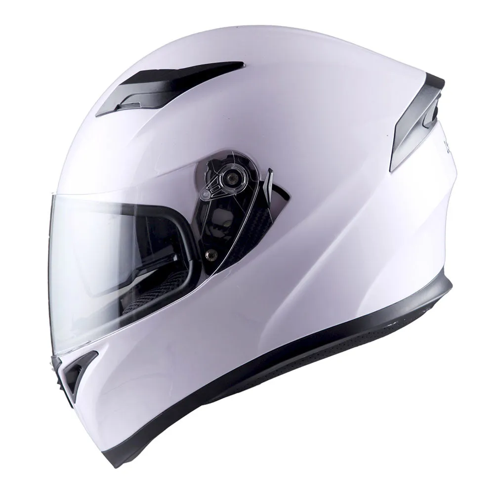 1Storm Motorcycle Modular Full Face Flip up Dual Visor Helmet   Spoiler   Motorcycle Bluetooth Headset: HJK316