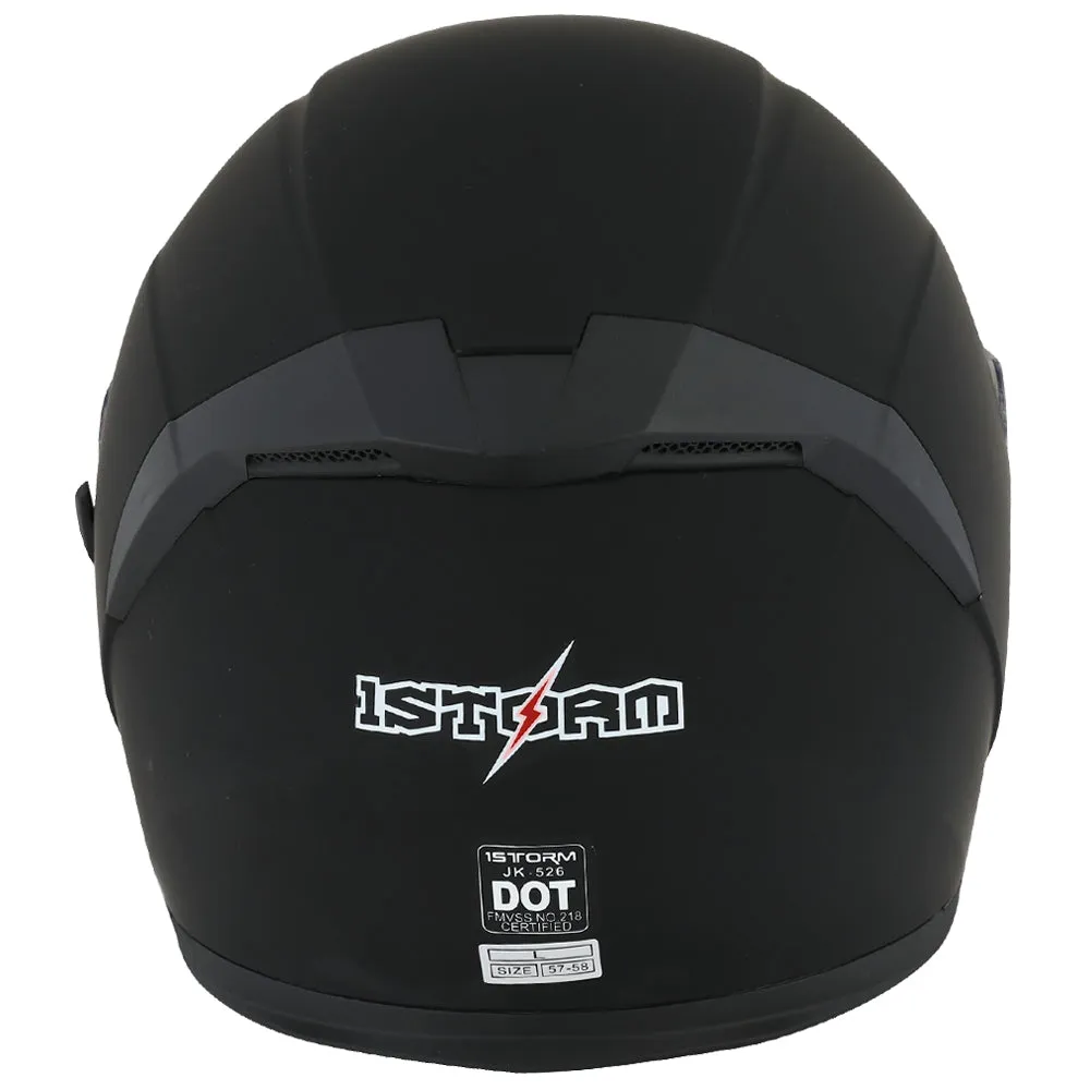 1Storm Motorcycle Open Face Helmet Scooter Classical Knight Bike Dual Lens/Sun Visor   Motorcycle Bluetooth Headset: HJK526