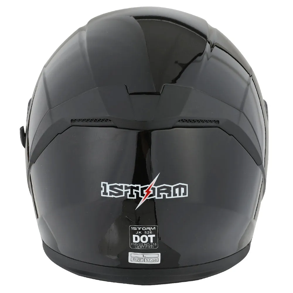 1Storm Motorcycle Open Face Helmet Scooter Classical Knight Bike Dual Lens/Sun Visor   Motorcycle Bluetooth Headset: HJK526