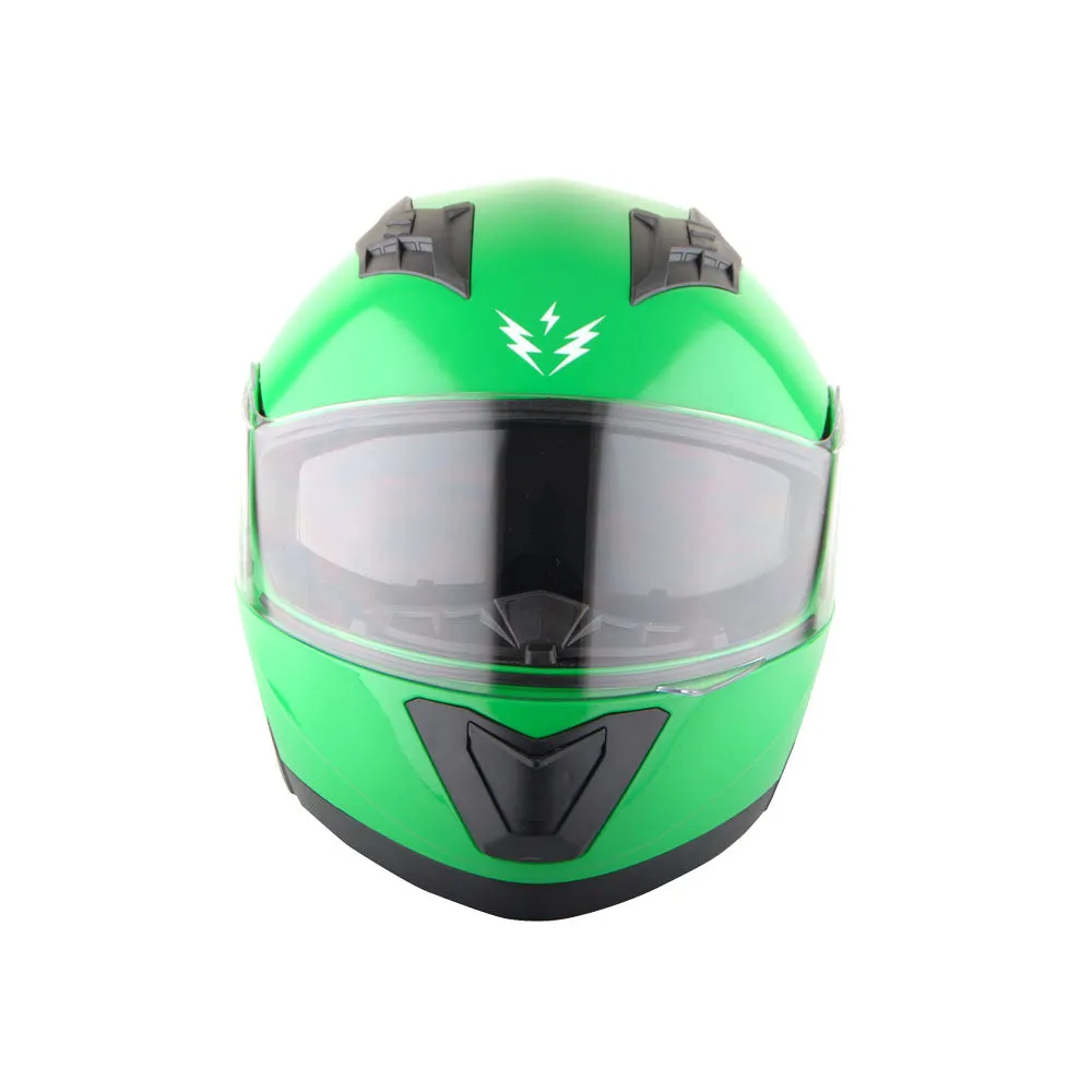 1Storm New Motorcycle Bike Modular Full Face Helmet Dual Visor Sun Shield with LED Tail Light   Motorcycle Bluetooth Headset: Modular901