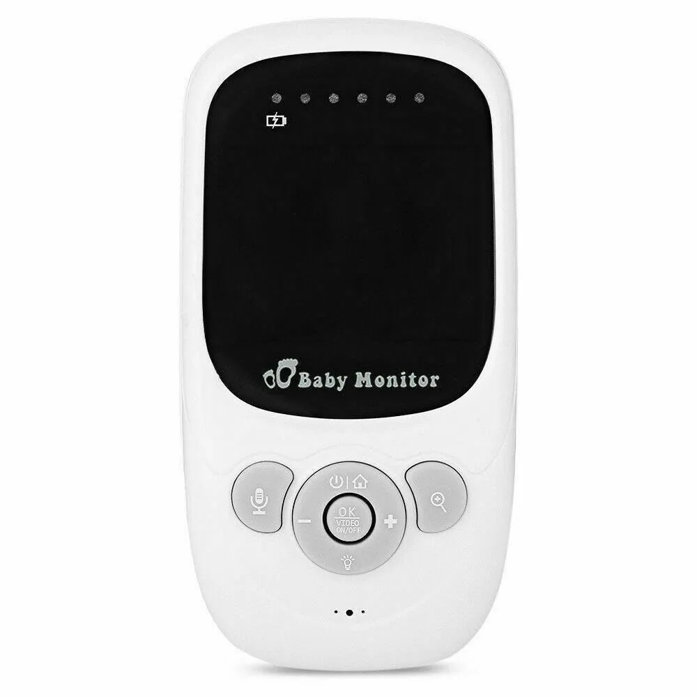 2.4 Inches LCD Baby Monitor Two-Way Audio 2.4G Wirelessly Temperature Detection Night Vision Home Security Camera Built-in Lullabies for Baby Pet Elderly