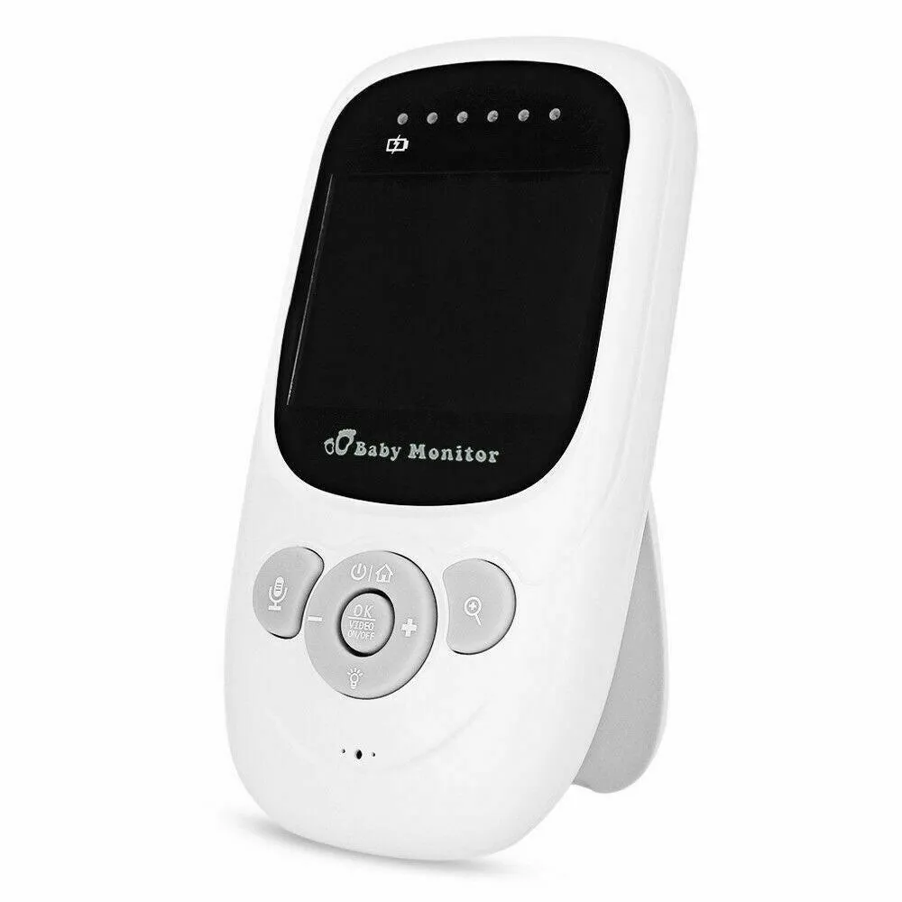 2.4 Inches LCD Baby Monitor Two-Way Audio 2.4G Wirelessly Temperature Detection Night Vision Home Security Camera Built-in Lullabies for Baby Pet Elderly