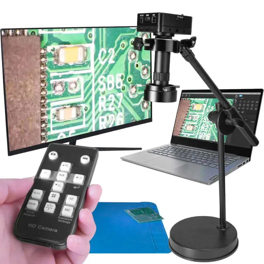 38MP HDMI 1080P Camera USB Industrial Microscope SMD Soldering