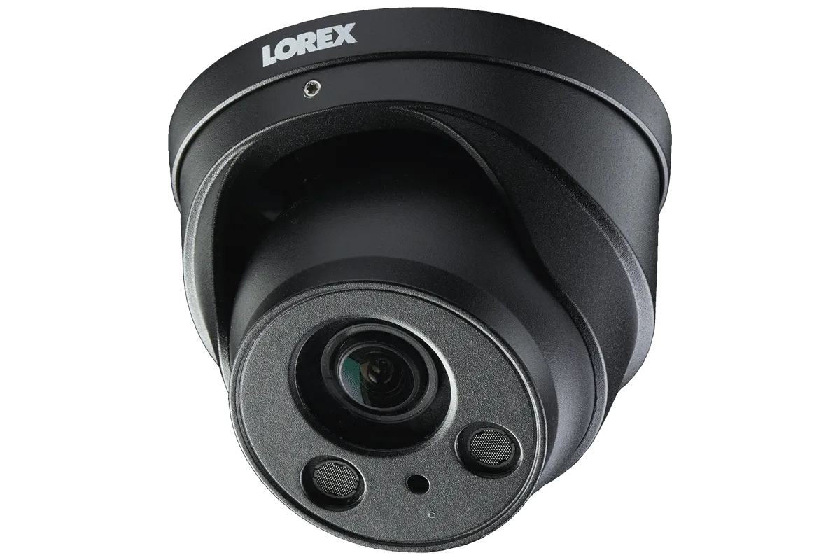 4K Nocturnal IP NVR System with Eight 4K (8MP) Motorized Zoom Lens Dome Cameras, 250FT Night Vision