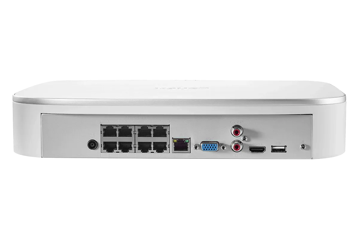 4K Nocturnal IP NVR System with Two 4K (8MP) Real-time 30FPS and Two 4K (8MP) Varifocal Zoom IP Cameras