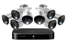 4K Ultra HD 8-Channel Security System with 8 5MP Active Deterrence Cameras, Advanced Motion Detection and Smart Home Voice Control