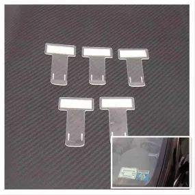 5-Pack: Car Vehicle Parking Ticket Permit Holder Clip Sticker