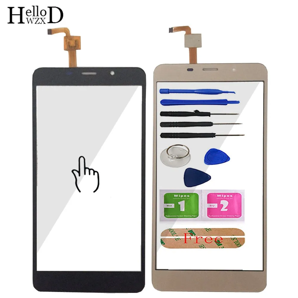 5.7 inch Mobile Phone Touchscreen For Leagoo M8 / M8 Pro Touch Screen Glass Digitizer Panel Lens Sensor Glass Adhesive Gift