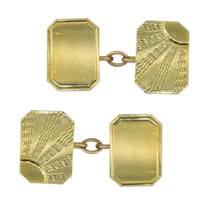 9ct Gold Cuff Links