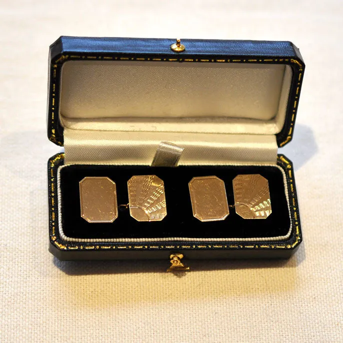 9ct Gold Cuff Links