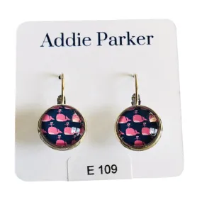 ADDIE PARKER EARRINGS PINK WHALES