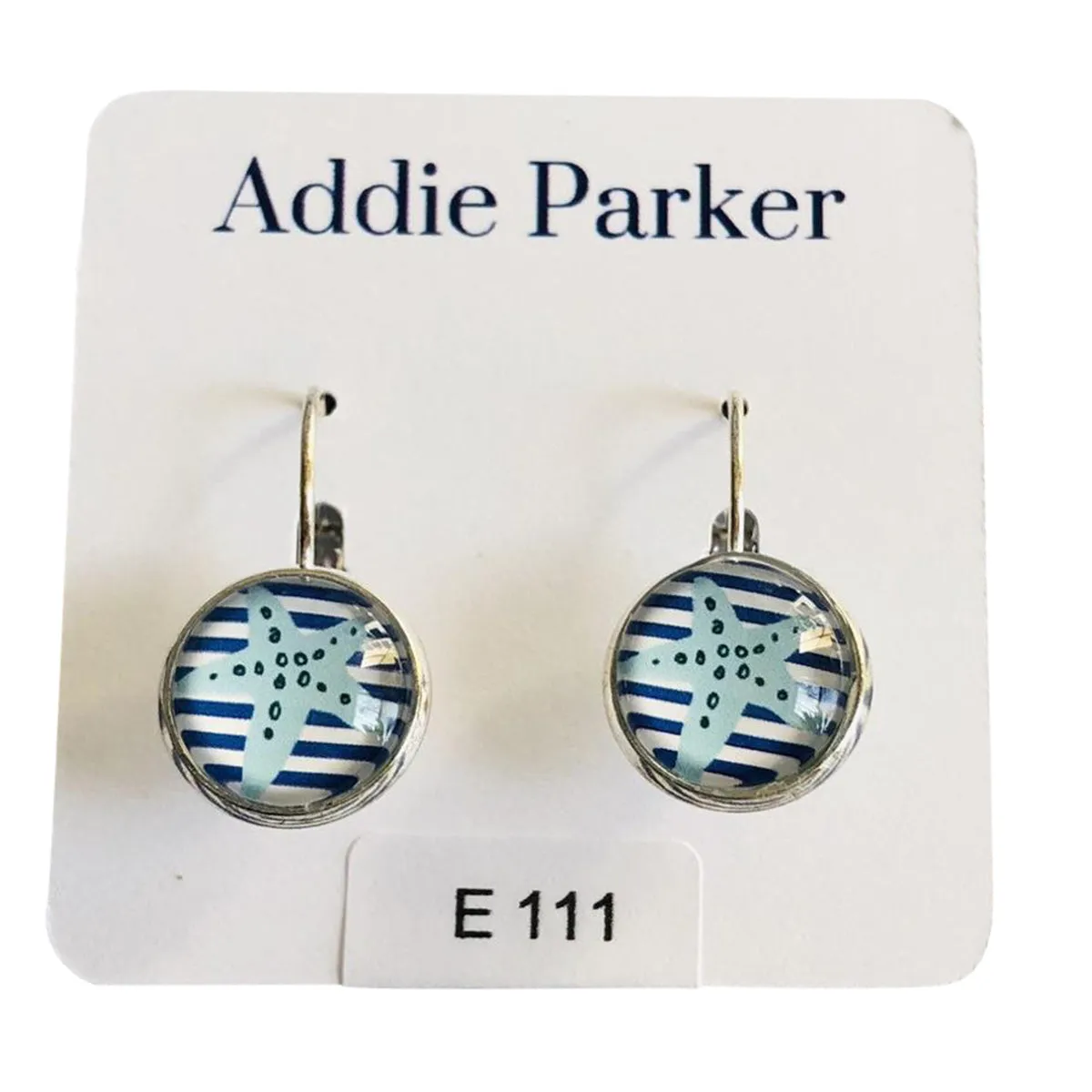 ADDIE PARKER STARFISH STRIPE EARRINGS