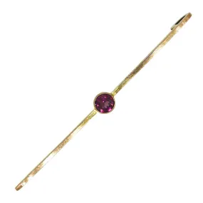 Almadine Garnet Stock Pin