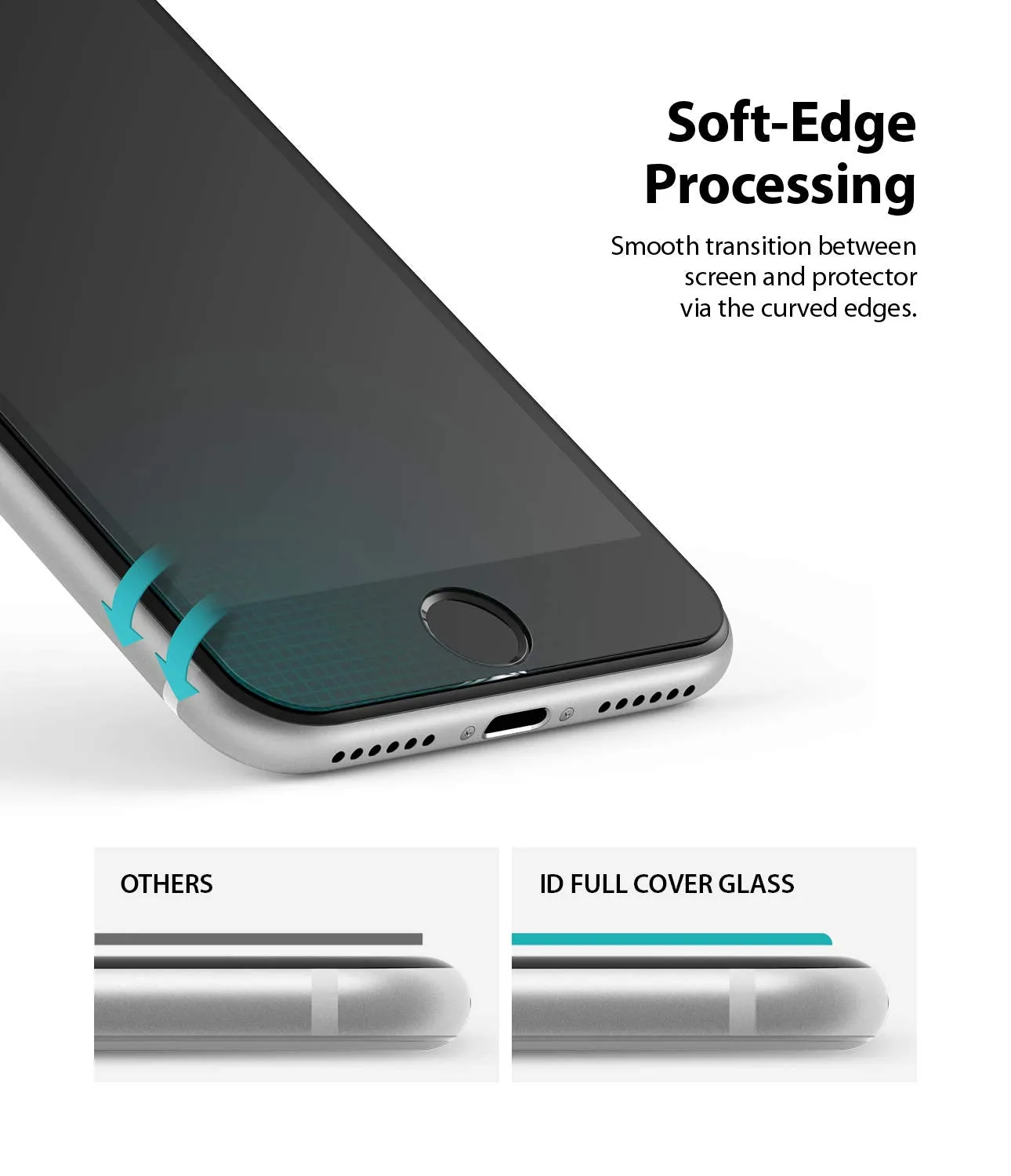 Apple iPhone SE 2020 / iPhone 8 Screen Protector Guard | Full Coverage Glass Film - 1 Pack