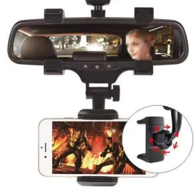 Bakeey Upgraded 360 Degree Rotation Fixed Rearview Mirror Car Mount Holder for Mobile Phone