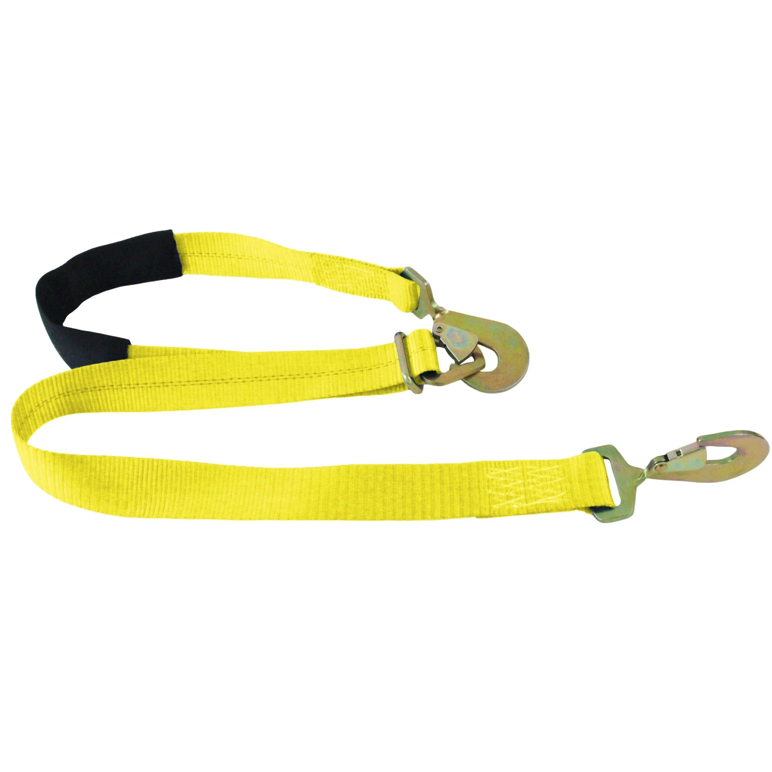 Boxer 2" x 6' Adjustable Tie-Back Strap with Twisted Snap Hook and Axle Strap