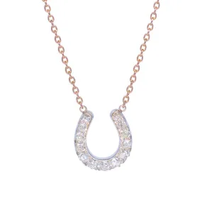 Diamond Horseshoe Necklace