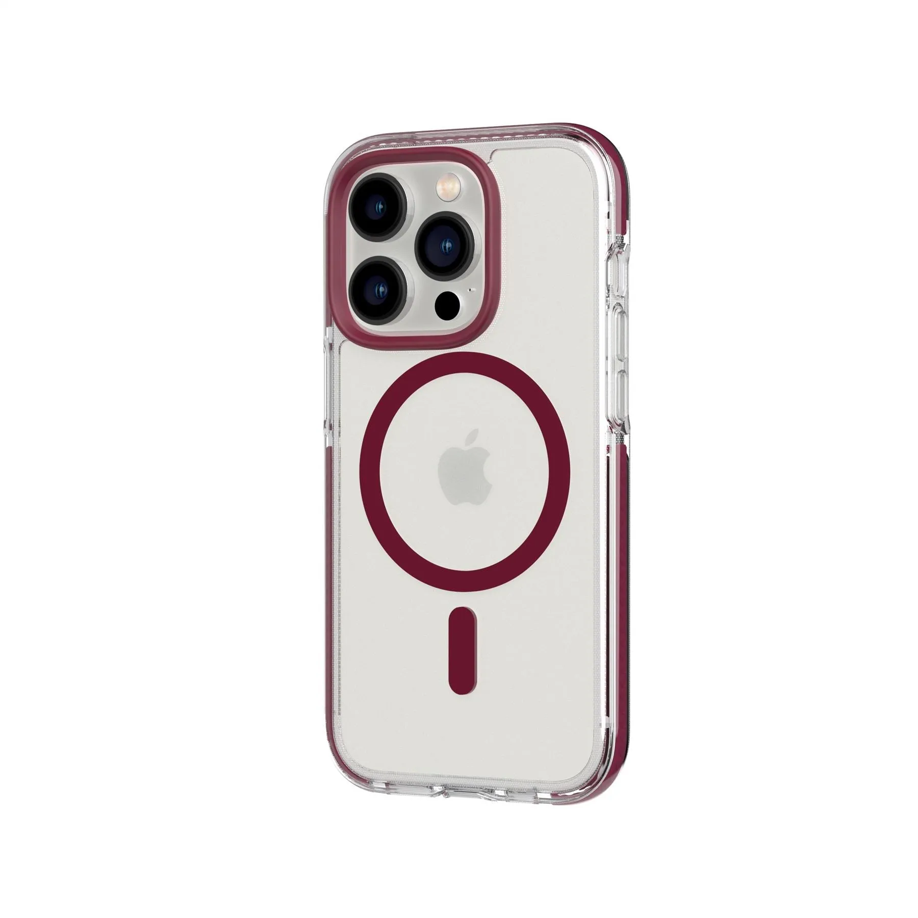 Evo Crystal - Apple iPhone 14 Pro Case MagSafe® Compatible - Burgundy