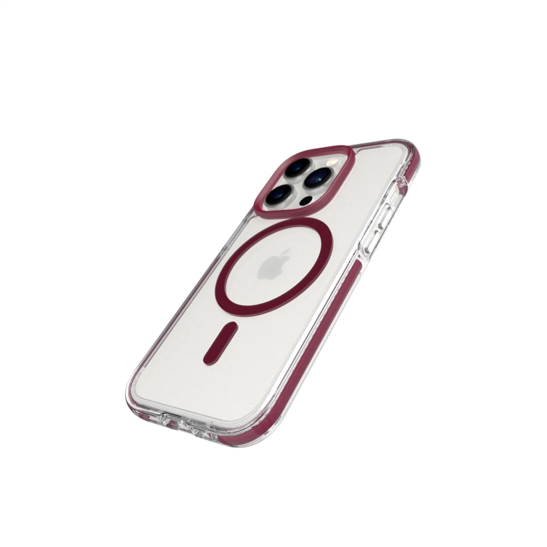 Evo Crystal - Apple iPhone 14 Pro Case MagSafe® Compatible - Burgundy