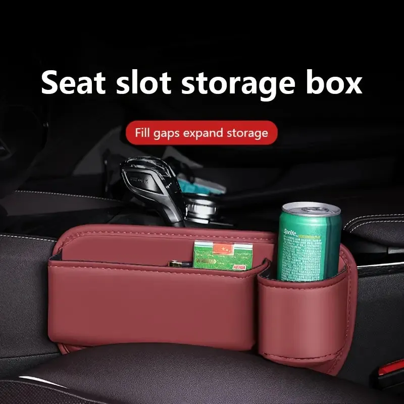 Expandable Car Seat Gap Organizer with Cup & Phone Holder