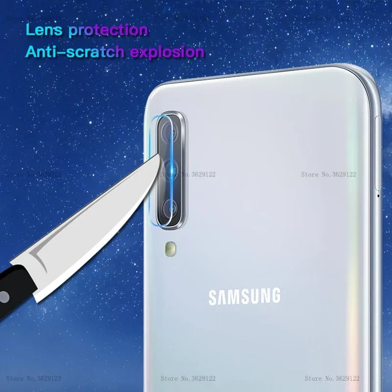 For Samsung Galaxy A50 A30 A10 A70 A20e Camera Lens Screen Protector Film on A 50 30 70 M10 M20 M30 S10 Plus S10e Back Lens Film