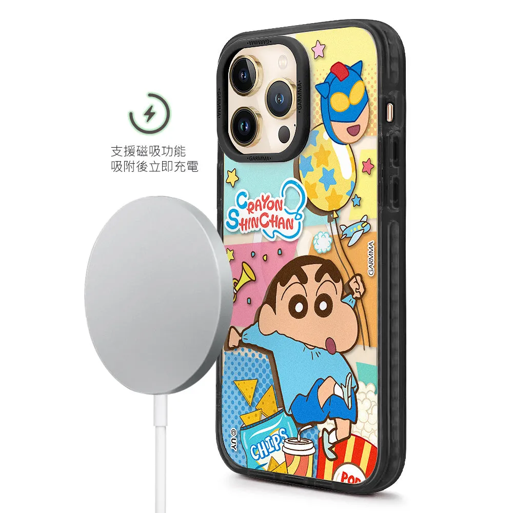 GARMMA Crayon Shin-chan MagSafe Military Grade Drop Tested Impact Case Cover