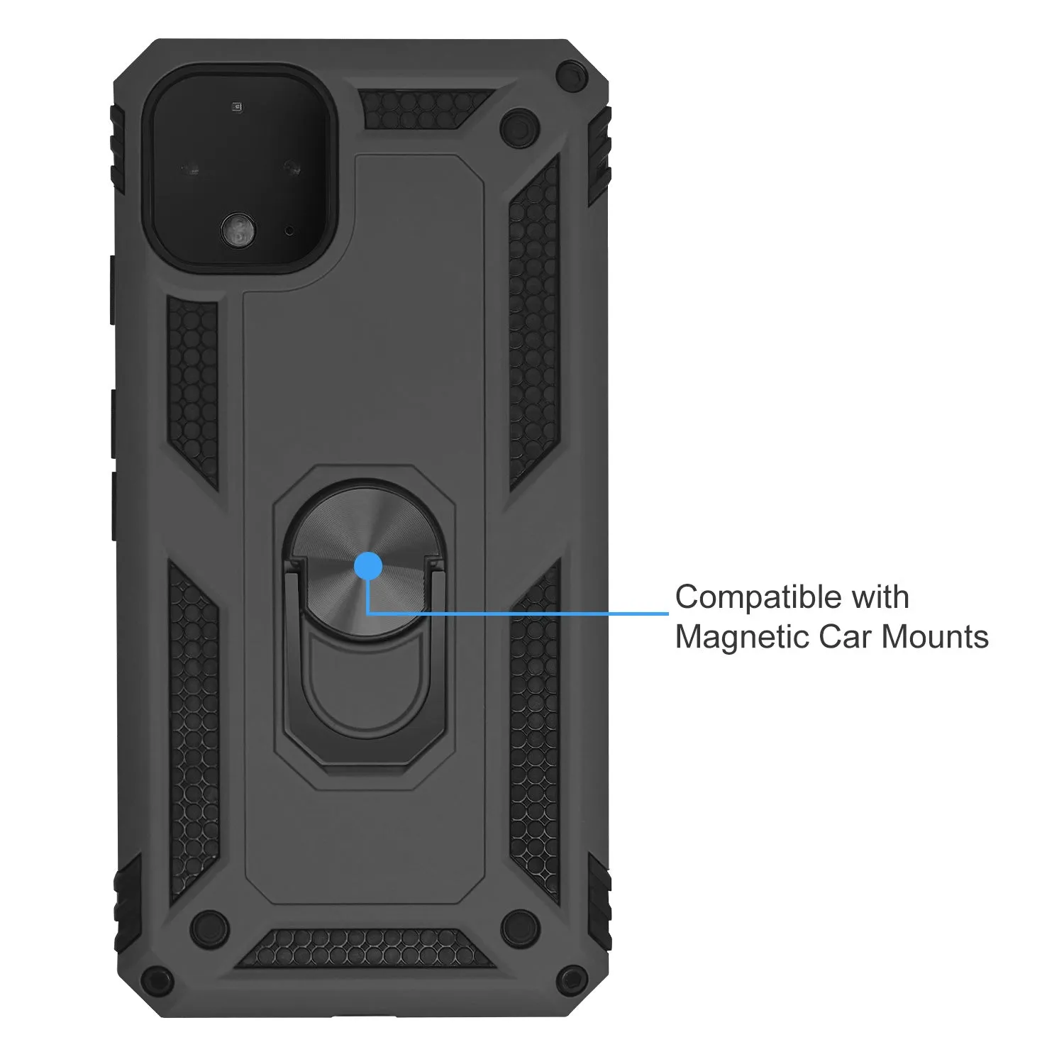 Google Pixel 4 Case - Heavy-Duty, Ring Holder