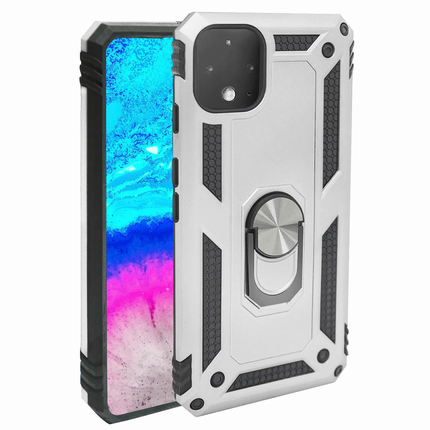 Google Pixel 4 Case - Heavy-Duty, Ring Holder