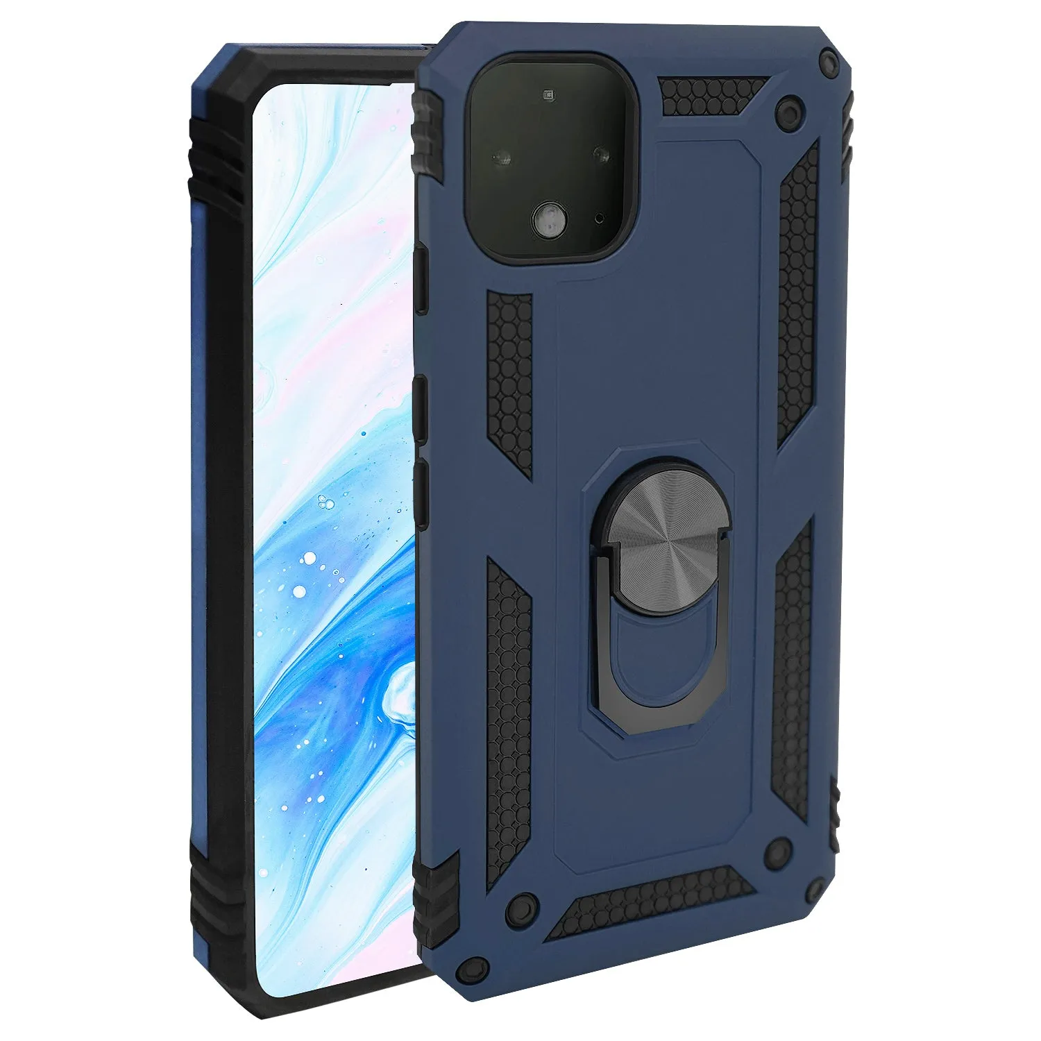 Google Pixel 4 Case - Heavy-Duty, Ring Holder