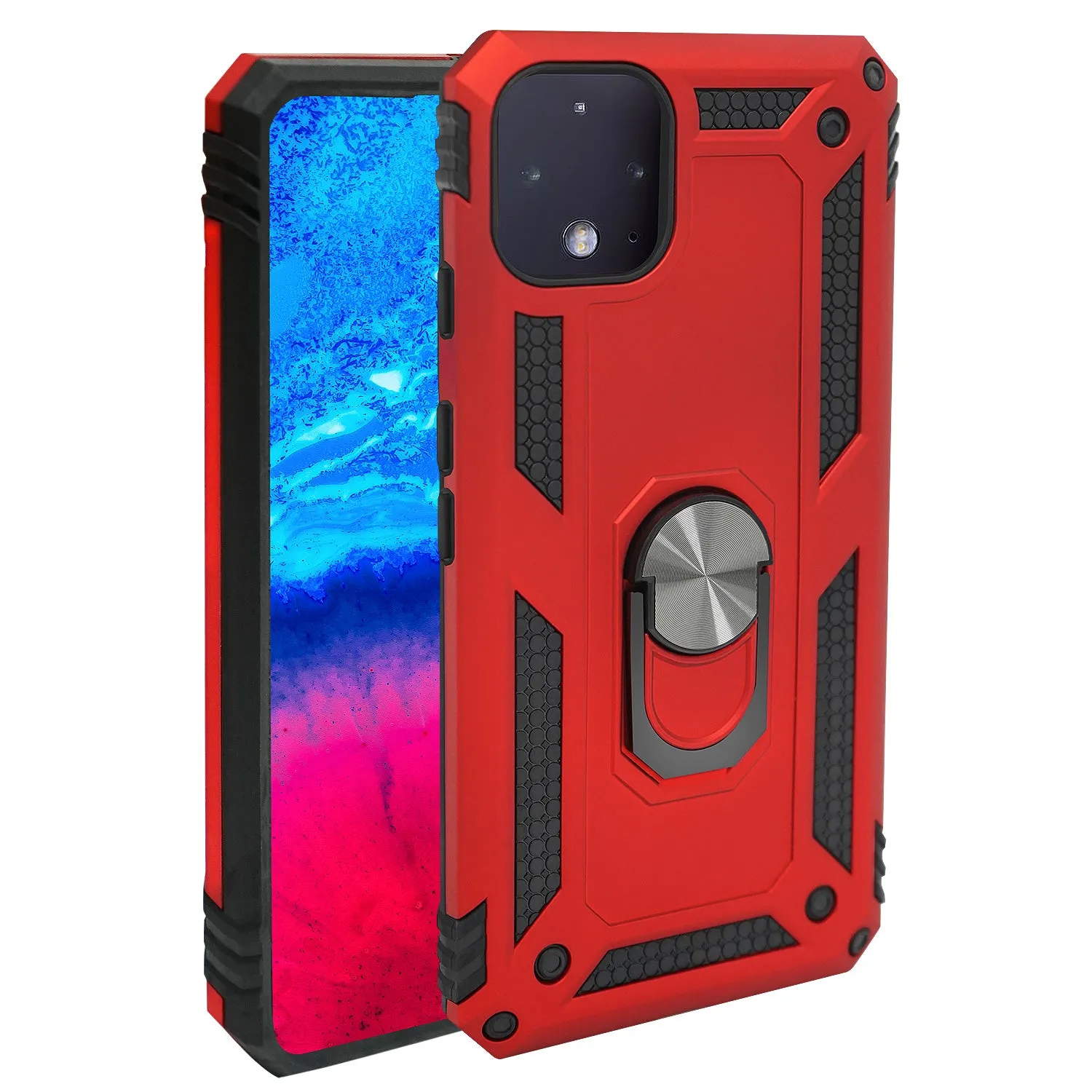 Google Pixel 4 XL Case - Heavy-Duty, Ring Holder