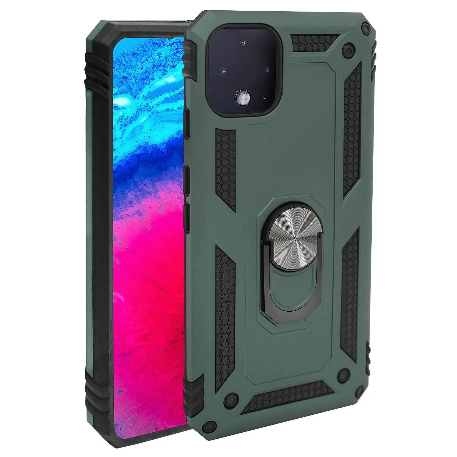 Google Pixel 4 XL Case - Heavy-Duty, Ring Holder