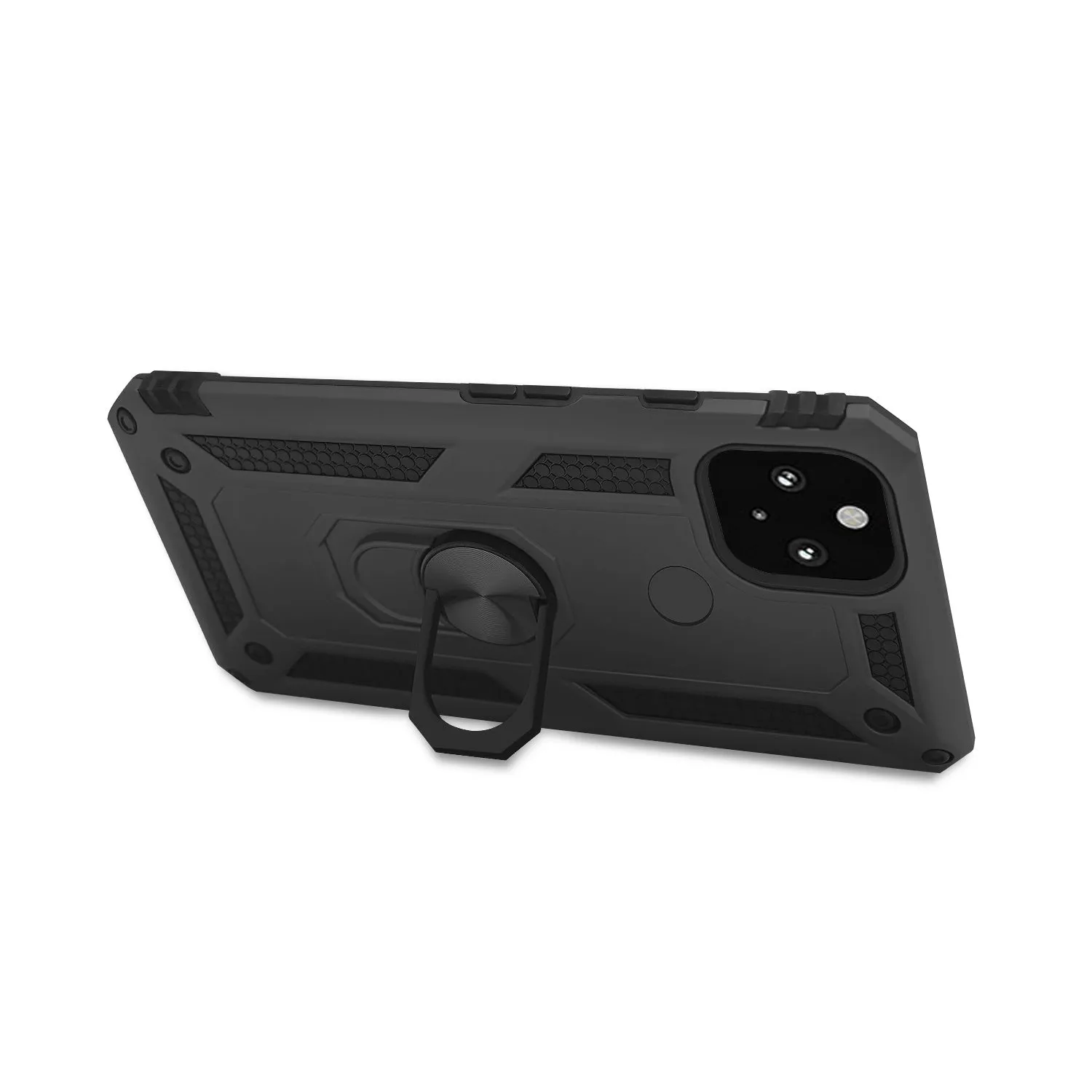 Google Pixel 5 Case - Heavy-Duty, Ring Holder