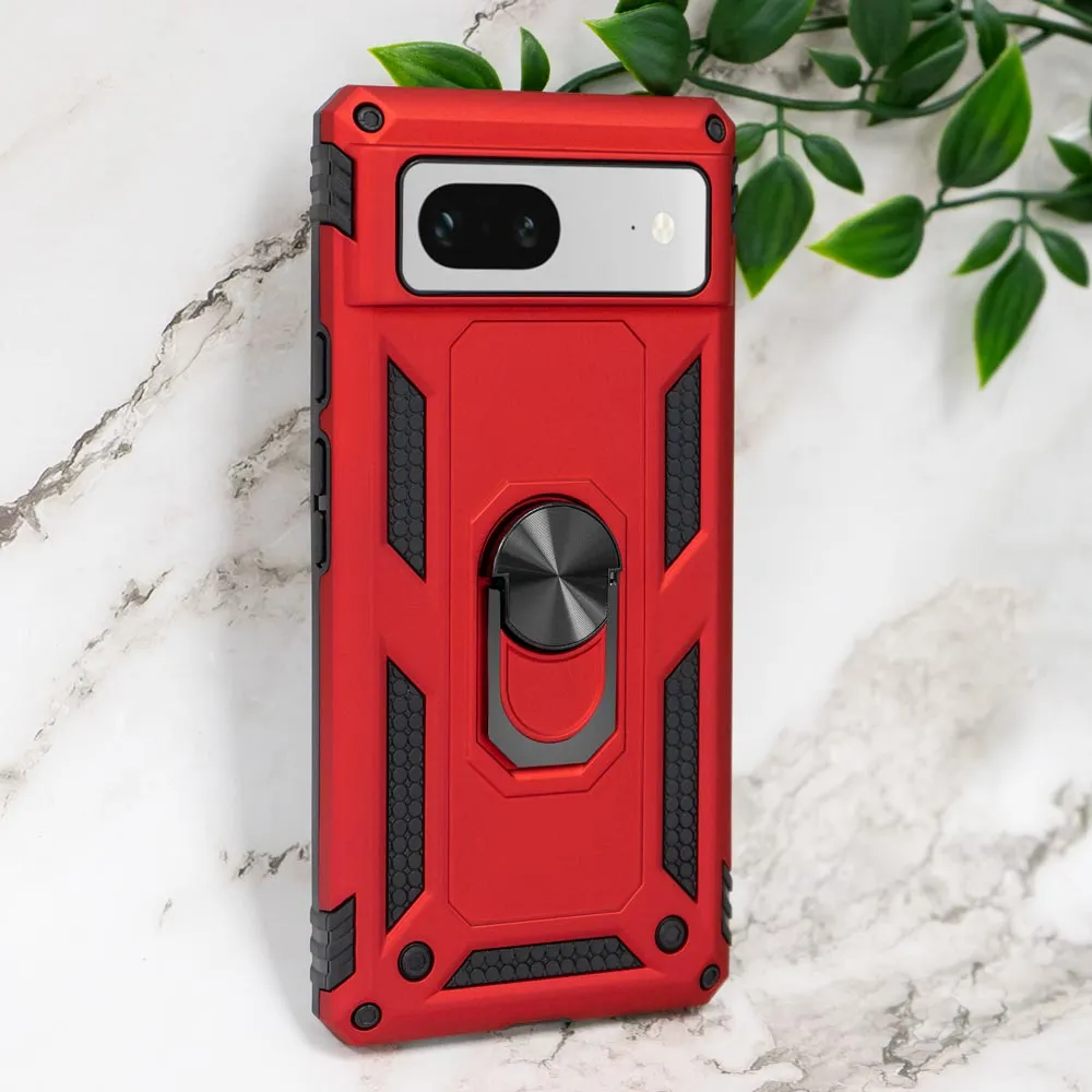 Google Pixel 7 Case, Heavy-Duty with Ring Holder