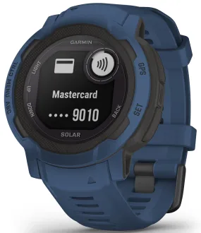 GRM Watch Instinct 2 Solar GPS Tidal Blue Smartwatch