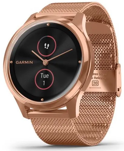 GRM Watch Vivomove Luxe Rose Gold PVD Milanese Bracelet