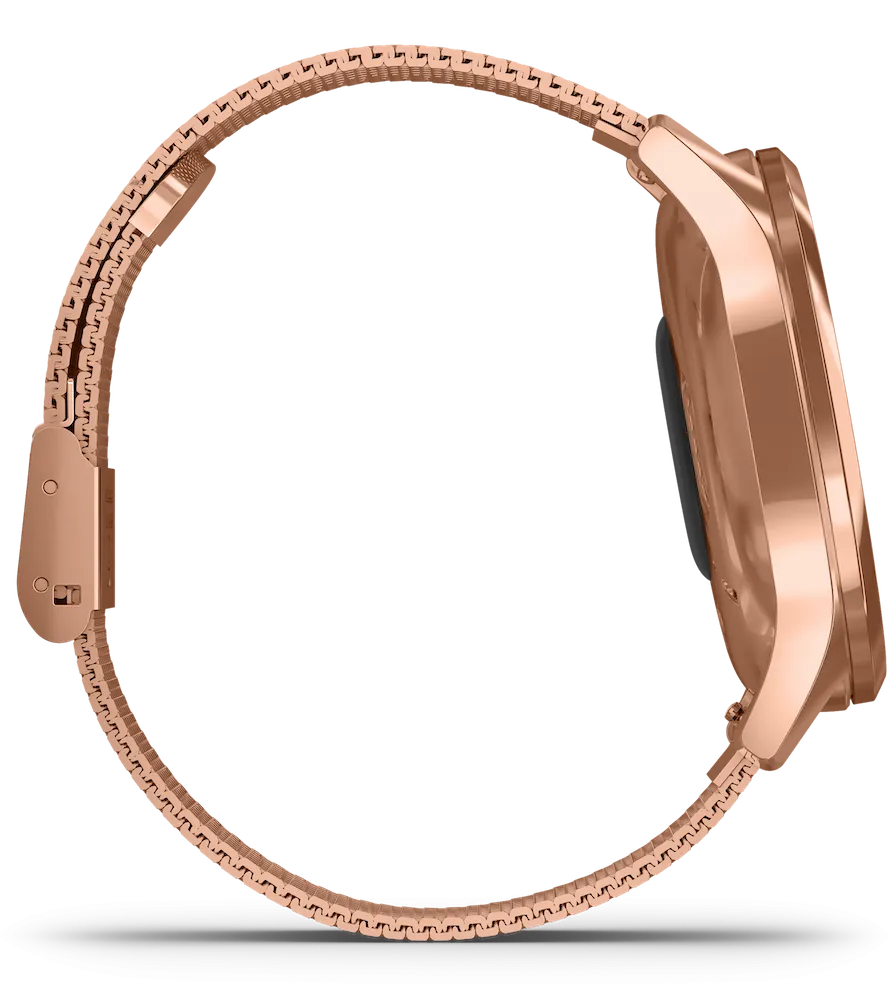 GRM Watch Vivomove Luxe Rose Gold PVD Milanese Bracelet