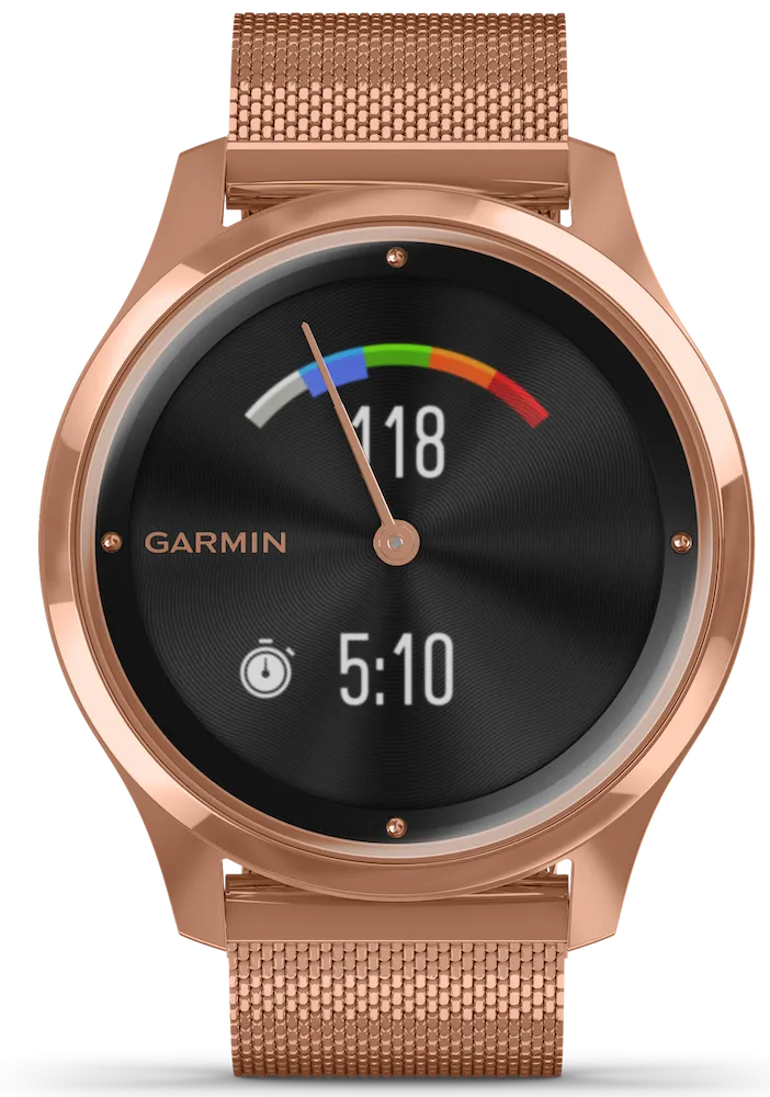 GRM Watch Vivomove Luxe Rose Gold PVD Milanese Bracelet