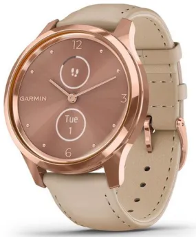 GRM Watch Vivomove Luxe Rose Gold PVD Sand Leather