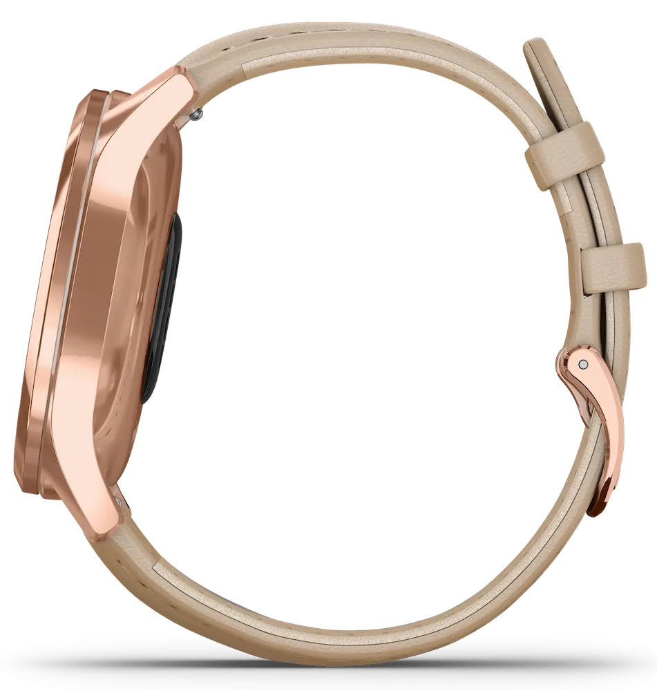 GRM Watch Vivomove Luxe Rose Gold PVD Sand Leather