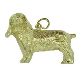 Hallmarked King Charles Spaniel Pendant