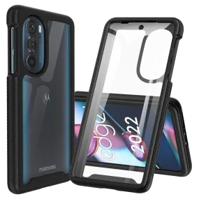 Heavy-Duty Case with Built-in Screen Protector for Motorola Edge Plus 5G UW (2022)