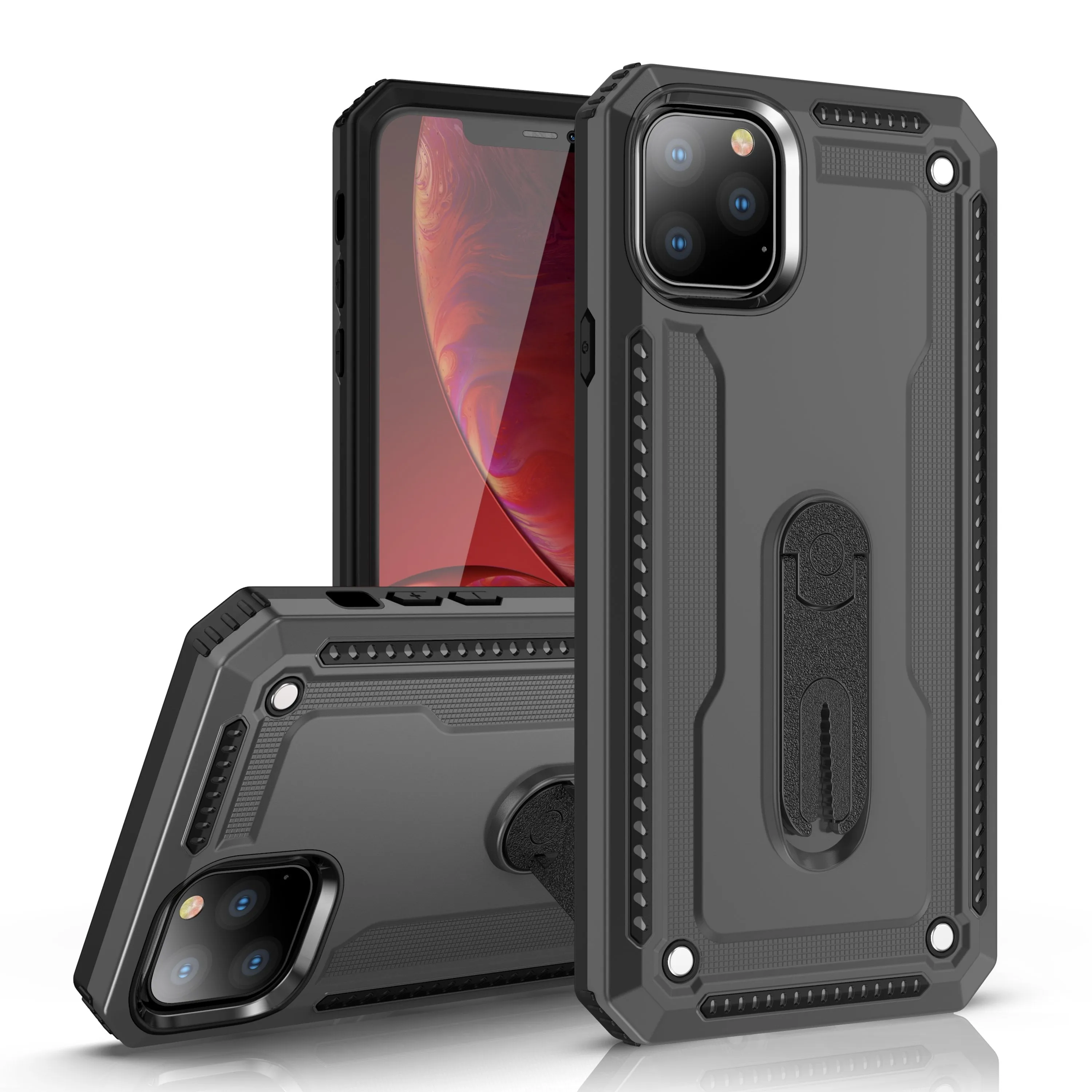 iPhone 11 Case - Air Vent Holder, Kickstand