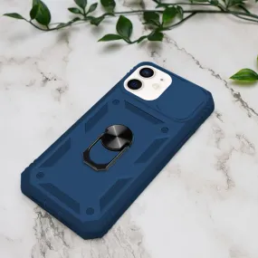 iPhone 11 Case - Heavy-Duty, Ring Holder, Camera Cover, Card Slot