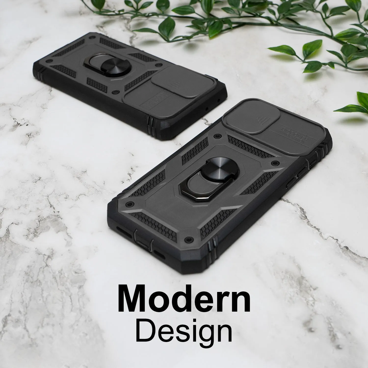 iPhone 11 Pro Case - Heavy-Duty, Ring Holder, Camera Cover