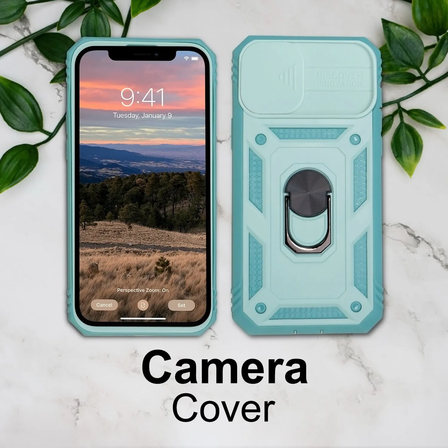 iPhone 11 Pro Case - Heavy-Duty, Ring Holder, Camera Cover