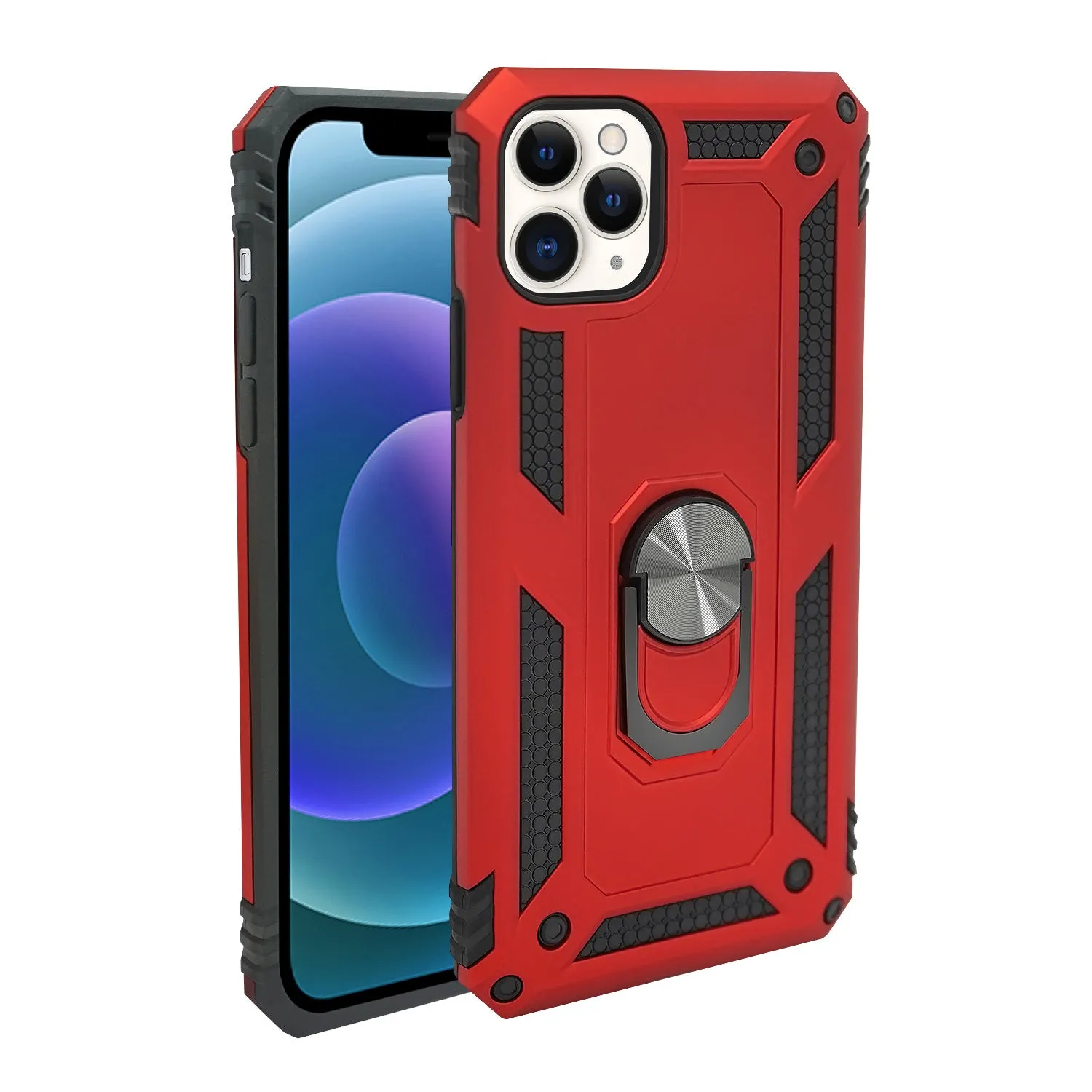 iPhone 11 Pro Max Case - Heavy-Duty, Ring Holder