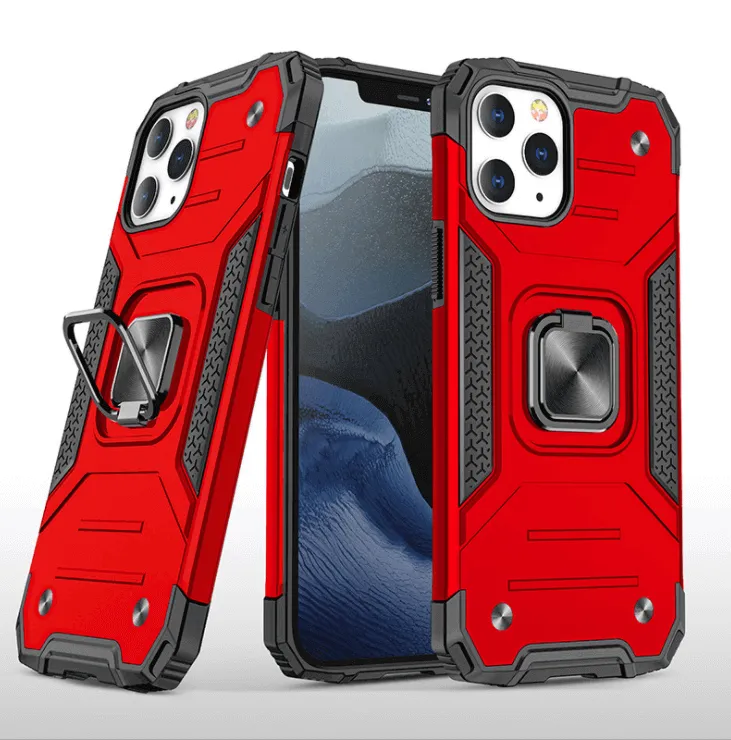 iPhone 12 Pro Max Case - Heavy-Duty, Ring Holder